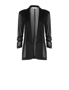 Blazer aberto em tule elástico Rinascimento