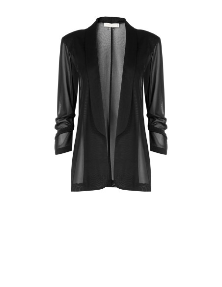 Blazer aberto em tule elástico Rinascimento