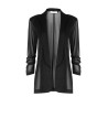 Blazer aberto em tule elástico Rinascimento