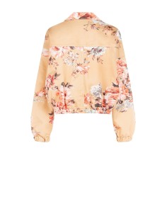 Casaco bomber com estampa floral em algodão Rinascimento 2