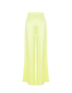 Calças Palazzo em Cetim com Pinças Rinascimento 2