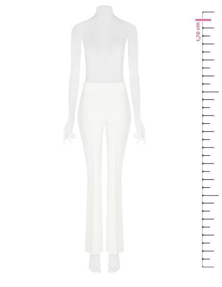 Calças flare em tecido técnico Rinascimento