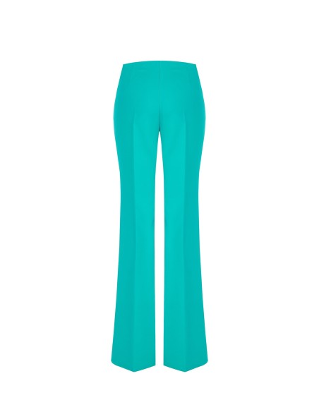 Calças Palazzo em Tecido Técnico Rinascimento