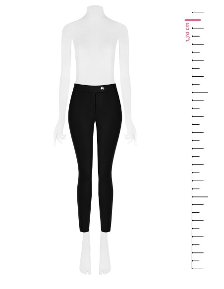 Calças cigarette em scuba crepe Rinascimento