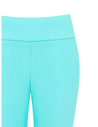 Calças flare em scuba crepe Rinascimento