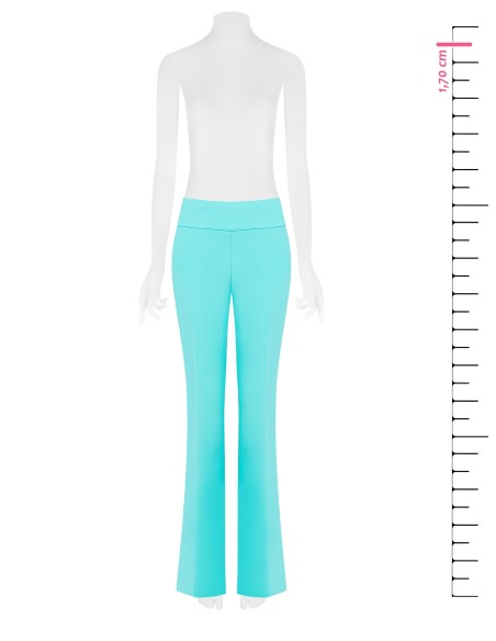 Calças flare em scuba crepe Rinascimento