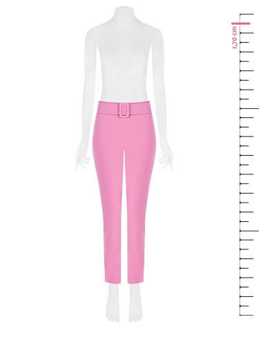 Calças de corte reto em tecido técnico com cintura rígida coordenada Rinascimento