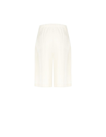 Bermudas fluidas em modal com pences e com elástico atrás Rinascimento