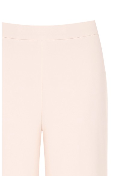 Calças largas sem bolsos em tecido fluido Rinascimento