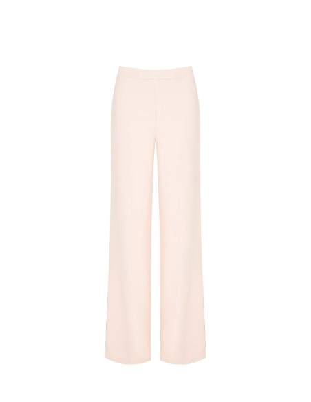 Calças largas sem bolsos em tecido fluido Rinascimento