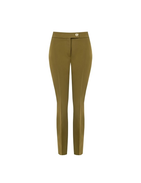 Calças Justas Cropped em Tecido Técnico Rinascimento