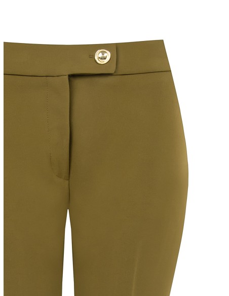 Calças justas cropped em tecido técnico Rinascimento