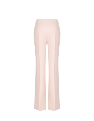 Calças palazzo em tecido técnico com fecho de correr lateral Rinascimento