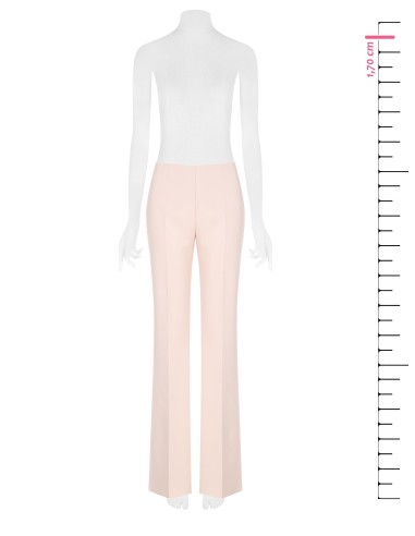 Calças Palazzo Em Tecido Técnico Com Fecho Lateral Rinascimento