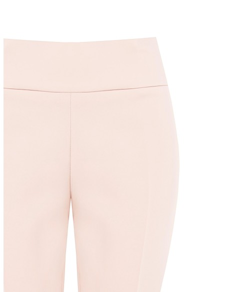 Calças flare em tecido técnico sem bolsos Rinascimento