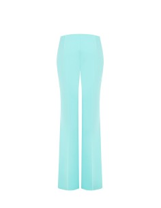 Calças palazzo em scuba crepe sem bolsos Rinascimento 2