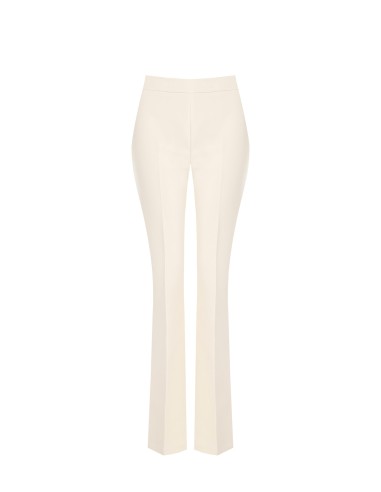 Calças boca de sino em tecido técnico Rinascimento