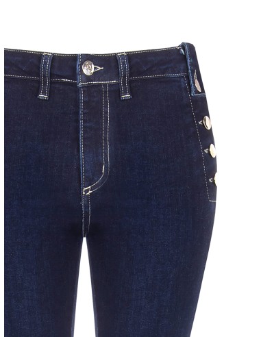 Jeans skinny com botões nas ancas Rinascimento