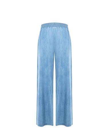 Jeans com cós elástico e bolsos Rinascimento