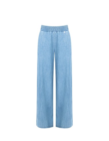 Jeans com elástico na cintura e bolsos Rinascimento