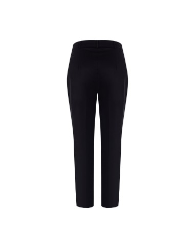 Calças Cropped em Misto de Algodão com Bolsos Rinascimento