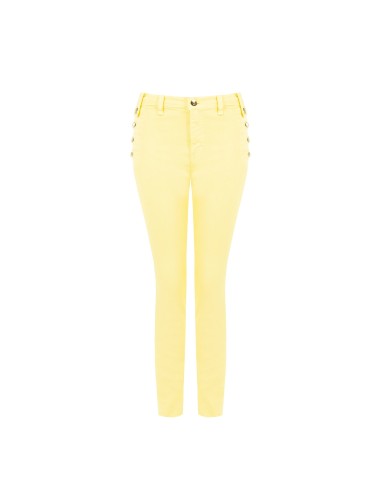 Calças de ganga justas com botões nas ancas Rinascimento