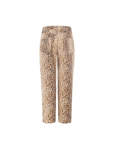 Calças Mom Fit Até ao Tornozelo Estampadas em Algodão Rinascimento