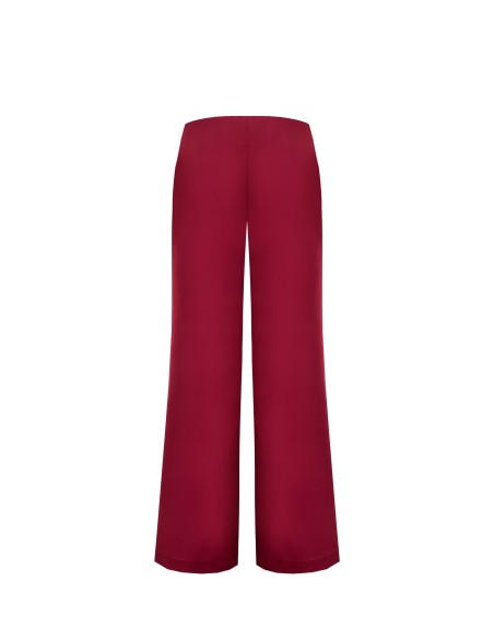 Calças Largas em Algodão com Cordão na Cintura Rinascimento