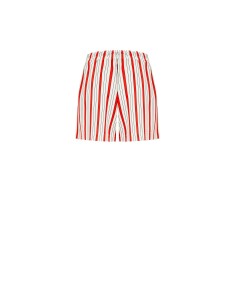 Calções Curtos às Riscas com Elástico e Cordões na Cintura Rinascimento 2