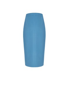 Saia Lápis em Tecido Técnico com Fenda Frontal Rinascimento 2