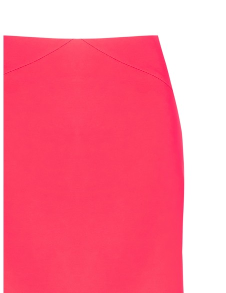 Minissaia com corte trapezoidal em tecido técnico Rinascimento