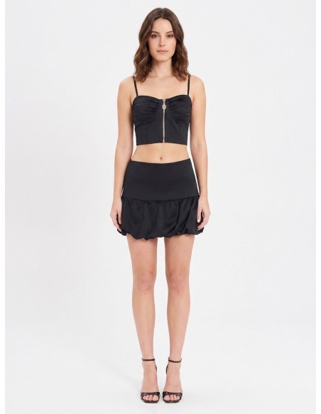 Minissaia Balão em Cetim Rinascimento