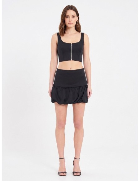 Minissaia Balão em Cetim Rinascimento