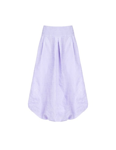 Saia longa balão em cetim jacquard Rinascimento