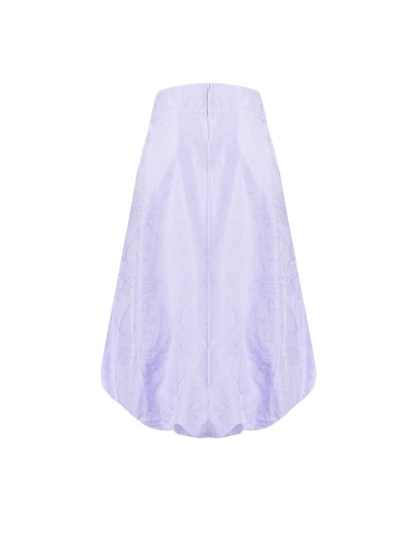 Saia longa estilo balão em cetim jacquard Rinascimento