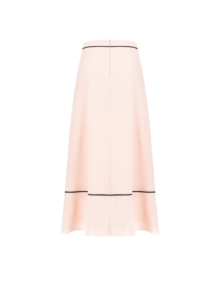 Saia Longa Rodada em Cetim Macio Rinascimento