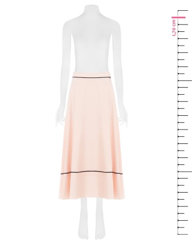 Saia Longa Rodada em Cetim Macio Rinascimento