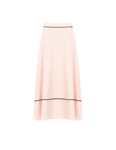 Saia longa rodada em cetim macio Rinascimento