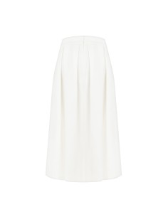 Saia Midi Plissada Em Ganga Rinascimento 2