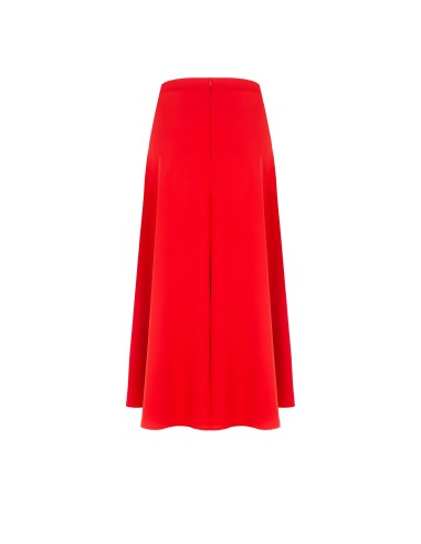 Saia Longa Evasê em Tecido Fluido Rinascimento