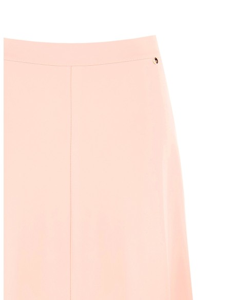 Saia Longa Evasê Em Tecido Fluido Rinascimento