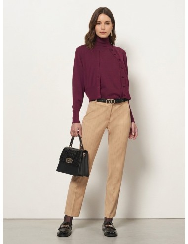 Camisola de Gola Alta com Logótipo Bordado Rinascimento