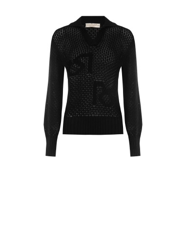 Malha polo vazada em algodão Rinascimento