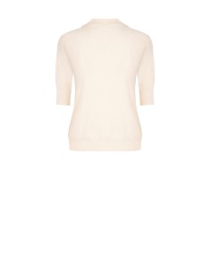 Polo de malha em mistura de viscose com logótipo RR bordado Rinascimento 2