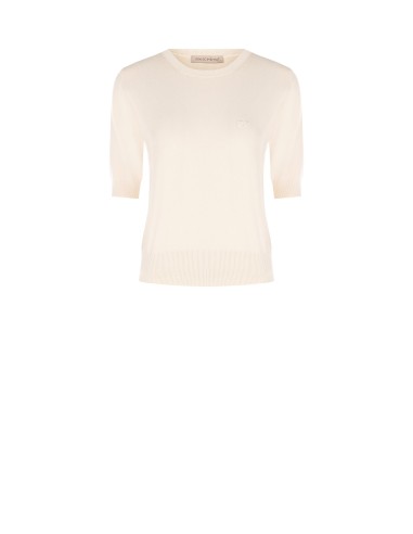 Camisola em mistura de viscose com logótipo RR bordado Rinascimento