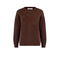 Camisola ampla com flores em relevo Rinascimento 2