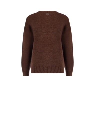 Camisola Larga com Flores em Relevo Rinascimento