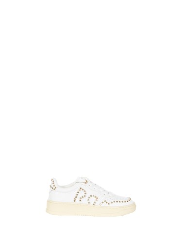 Sapatilhas com strass e logo Rr Rinascimento