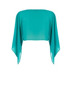 Estola Cobertura de Ombros Curvy em Georgette Rinascimento Curvy 2