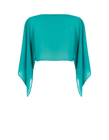 Estola para os ombros Curvy em Georgette Rinascimento Curvy